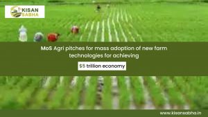 Read more about the article MoS Agri pitches for mass adoption of new farm technologies for achieving $5 trillion economy