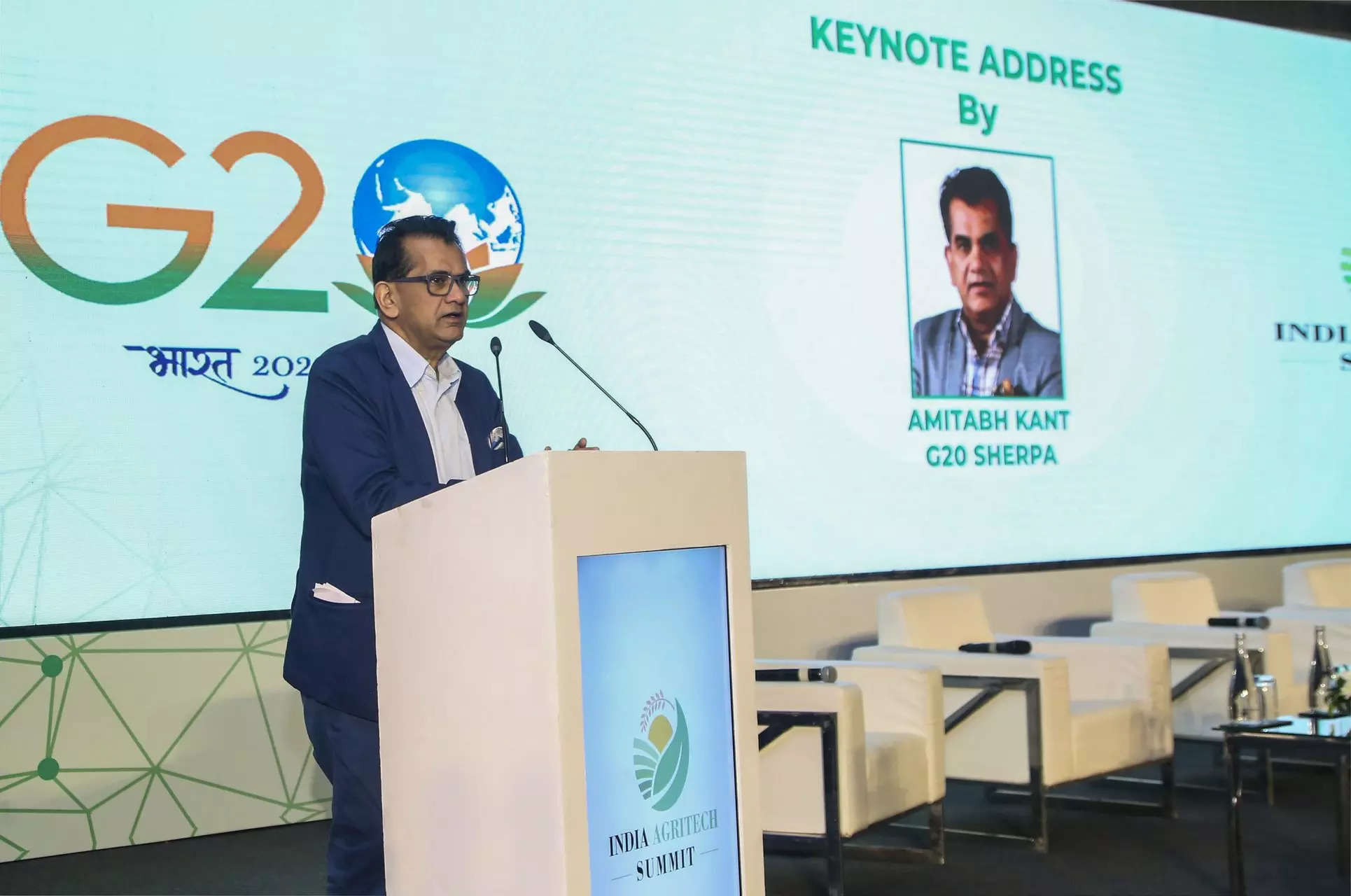 Read more about the article Need to Boost Crop Productivity With New Technologies: India’s G20 Sherpa Amitabh Kant