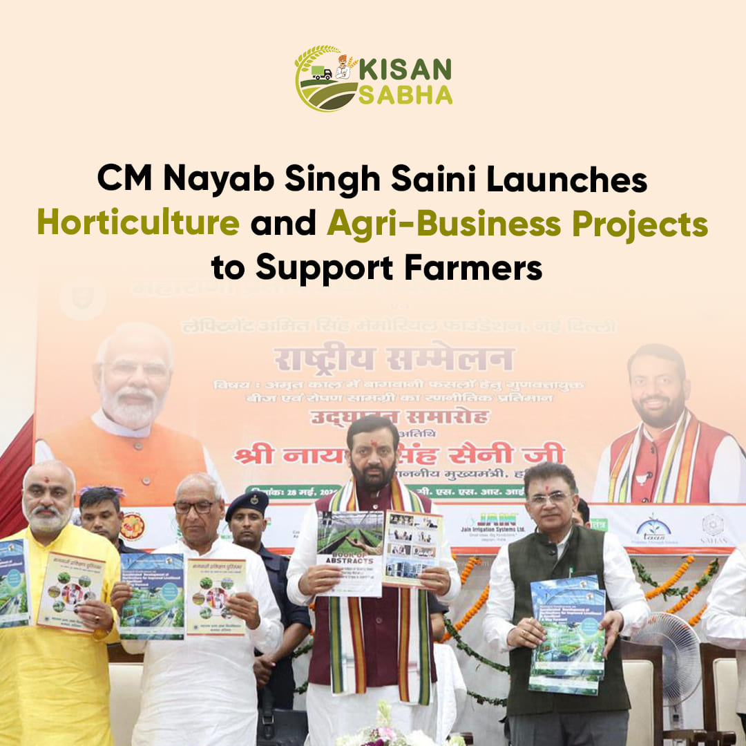 CM Nayab Singh Saini Launches Horticulture and Agri-Business Projects to Support Farmers