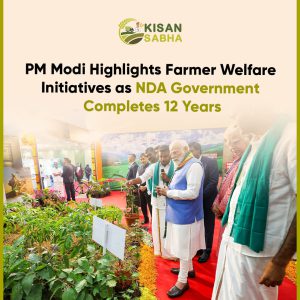 Read more about the article PM Modi Highlights Farmer Welfare Initiatives as NDA Government Completes 12 Years