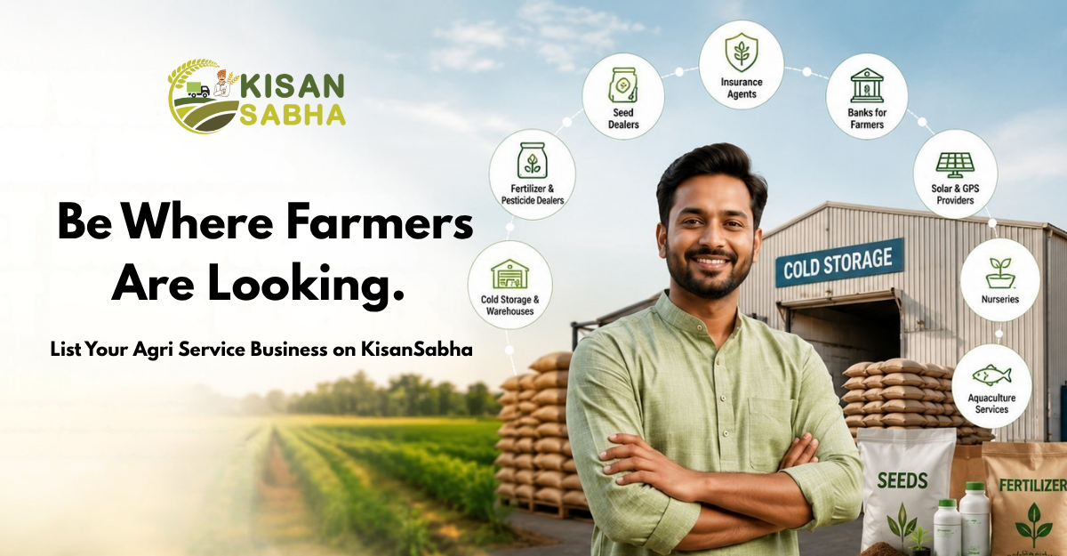 Read more about the article Cold Storage, Seed Dealers, Insurance Agents: How to Register Your Agri Service Business on KisanSabha