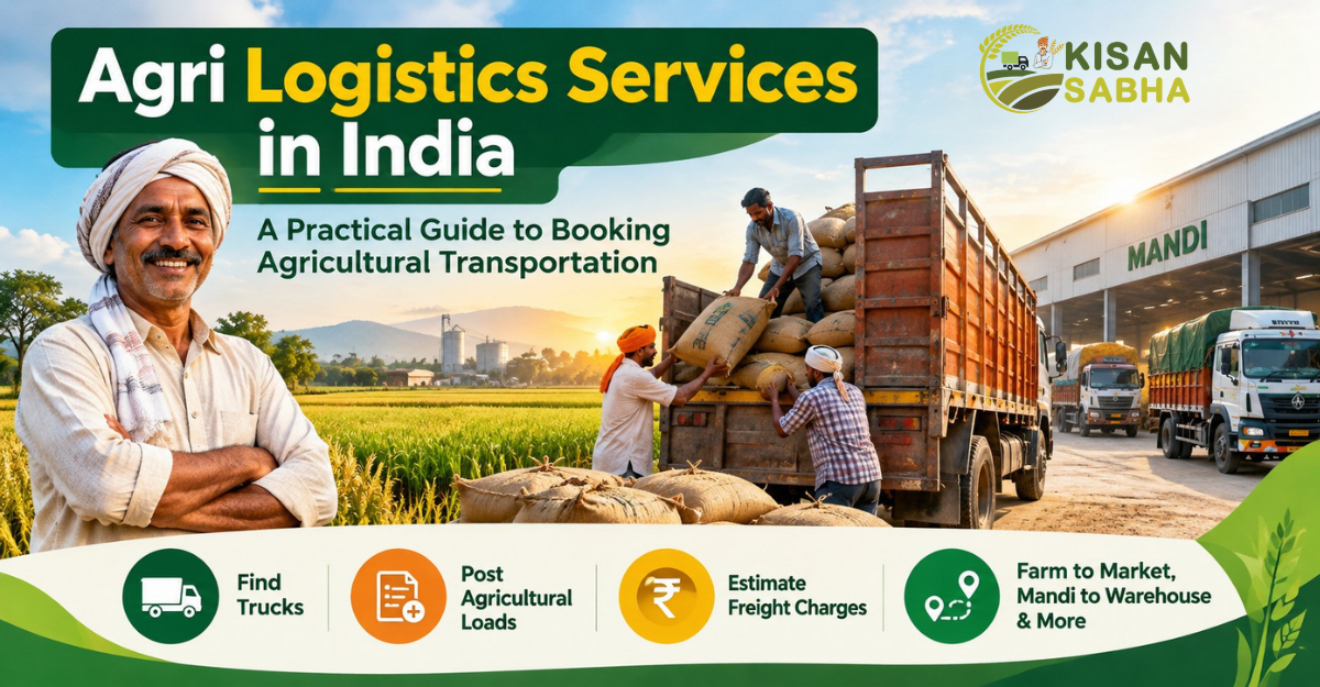Read more about the article Agri Logistics Services in India: Book Trucks for Agricultural Transportation